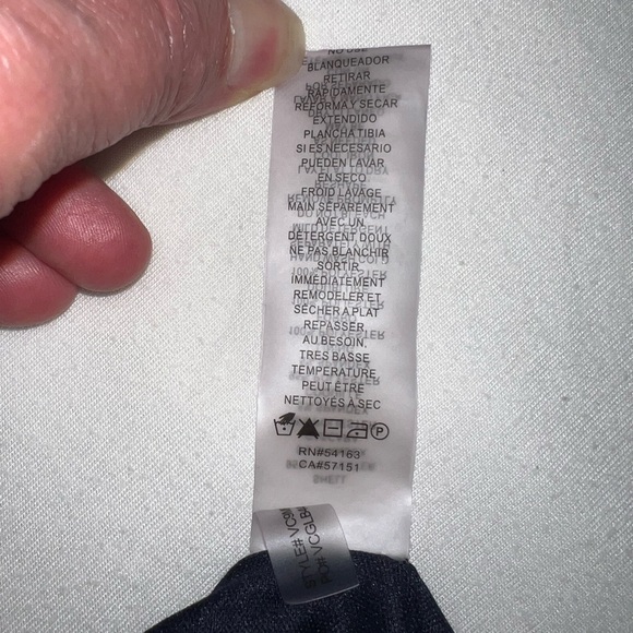 Vince Camino Women’s Wide Leg Blue Jumpsuit Sz L Casual Office Church Boho - Picture 12 of 12